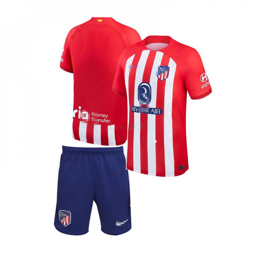 Camiseta Atlético de Madrid 1ª Equipación 2023/2024 Niño Kit