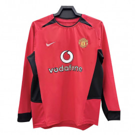 Camiseta Manchester United 1ª Equipación Retro 02/04 ML