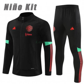 Chandal Manchester United 2023/2024 Niño Negro