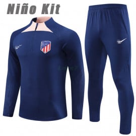 Sudadera de Entrenamiento Atlético de Madrid 2023/2024 Niño Kit Azul Marino