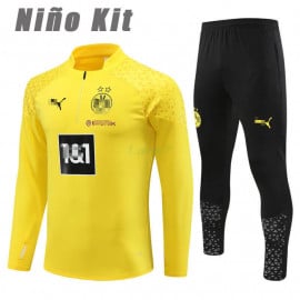 Sudadera de Entrenamiento Borussia Dortmund 2023/2024 Niño Kit Amarillo