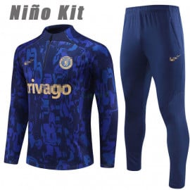 Sudadera de Entrenamiento Chelsea FC 2023/2024 Niño Kit Azul