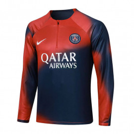 Sudadera de Entrenamiento PSG 2023/2024 Rojo/Azul