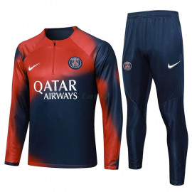 Sudadera de Entrenamiento PSG 2023/2024 Rojo/Azul