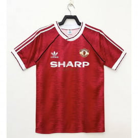 Camiseta Manchester United 1ª Equipación Retro 1990/92