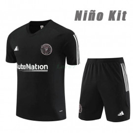 Camiseta de Entrenamiento Inter Milan 2023/2024 Niño Kit Negro