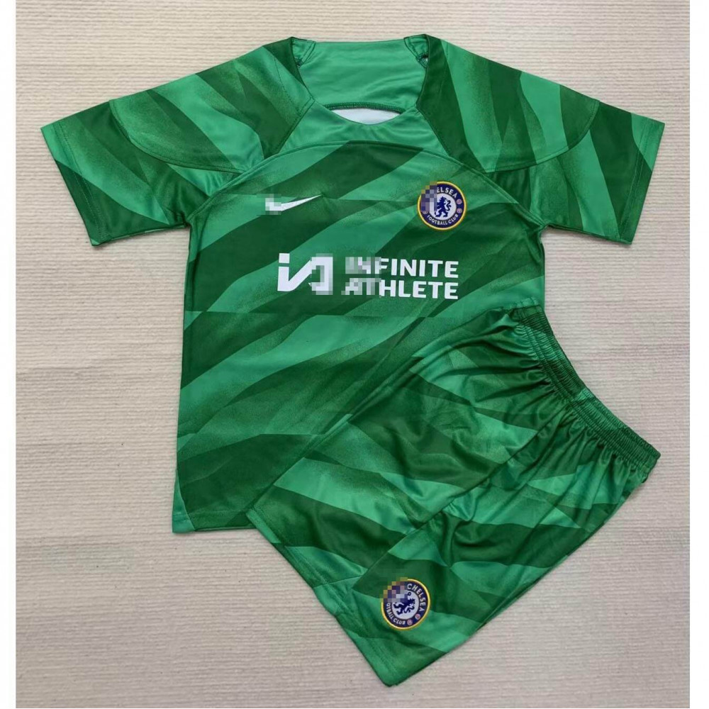 Camiseta de Portero Chelsea 2023/2024 Niño Kit Verde