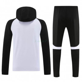 Sudadera de Entrenamiento Chelsea 2023/2024 Con Capucha Kit Blanco/Negro