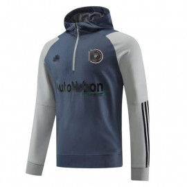 Sudadera de Entrenamiento Inter Miami 2023/2024 Con Capucha Gris