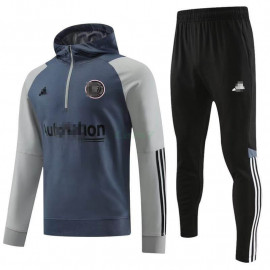 Sudadera de Entrenamiento Inter Miami 2023/2024 Con Capucha Gris