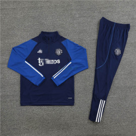 Sudadera de Entrenamiento Manchester United 2023/2024 Niño Kit Azul