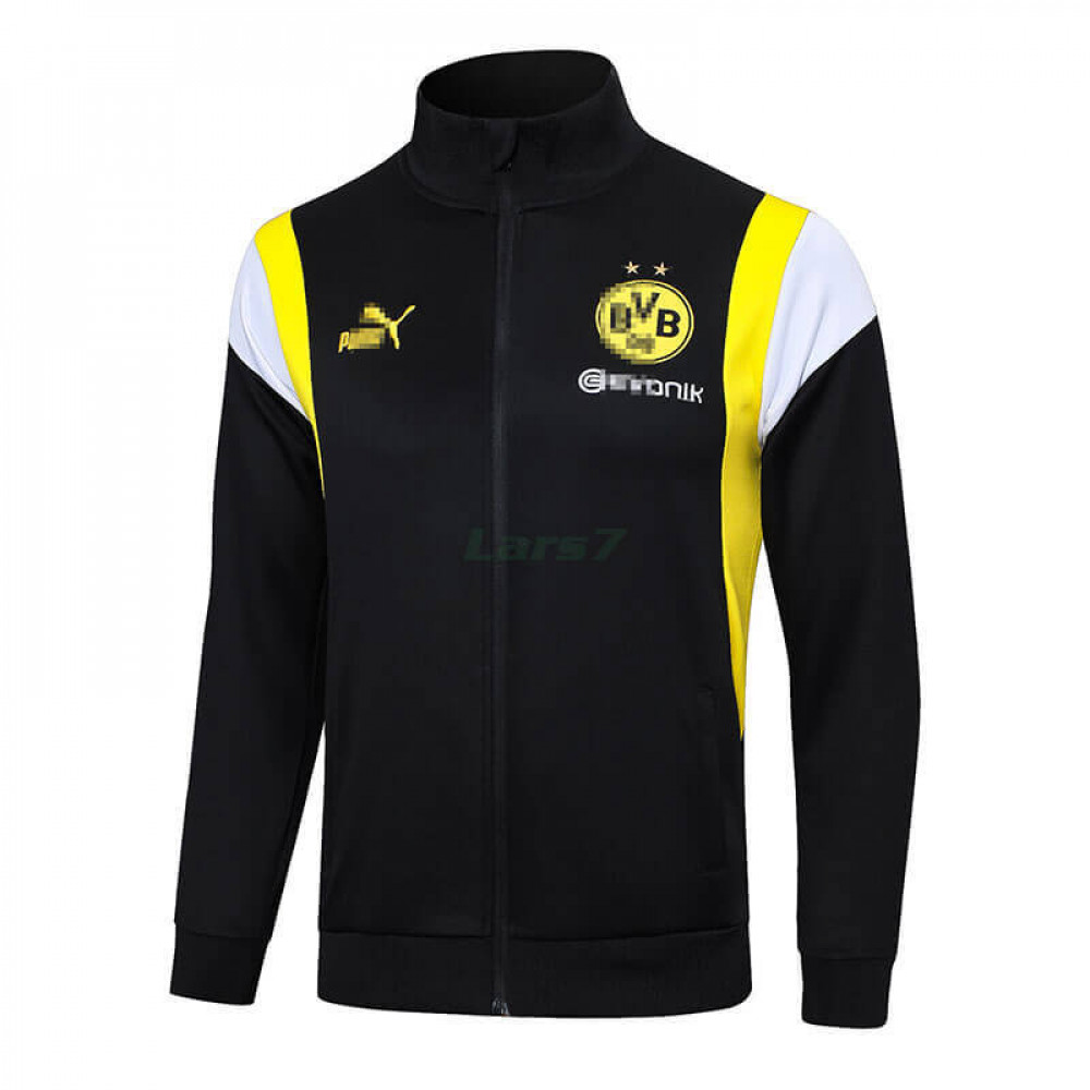 Chaqueta Borussia Dortmund 2023/2024 Negro/Amarillo/Blanco