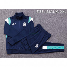 Chaqueta Olympique Marsella 2023/2024 Azul Marino/Blanco