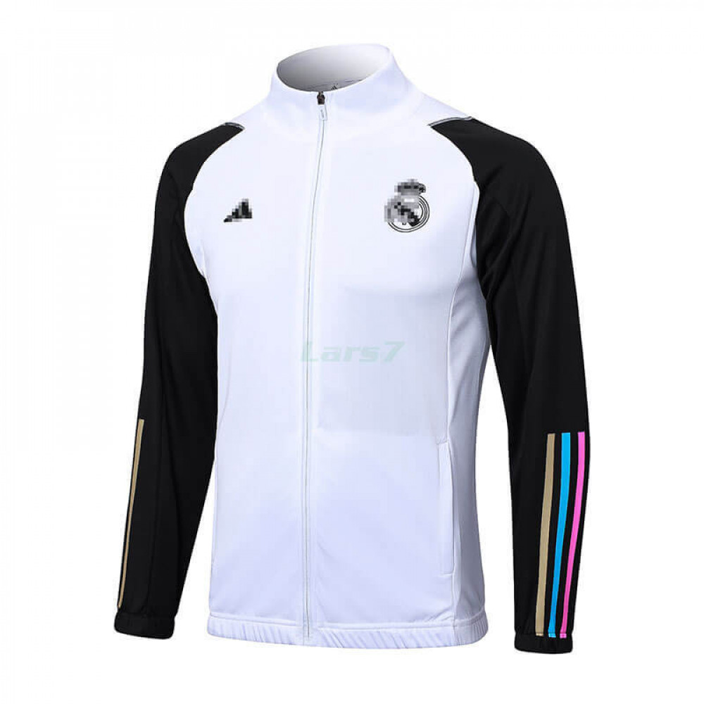 Chaqueta Real Madrid 2023/2024 Blanco/Negro 