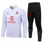 Sudadera de Entrenamiento AC Milan 2023/2024 Kit Blanco