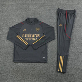 Sudadera de Entrenamiento Arsenal 2023/2024 Niño Kit Gris Oscuro