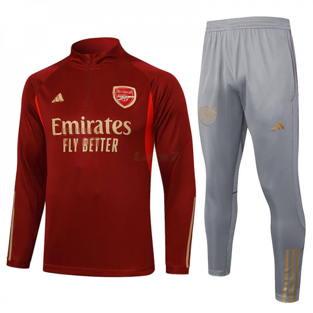 Sudadera de Entrenamiento Arsenal 2023/2024 Kit Rojo