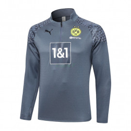 Sudadera de Entrenamiento Borussia Dortmund 2023/2024 Gris