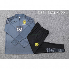 Sudadera de Entrenamiento Borussia Dortmund 2023/2024 Gris