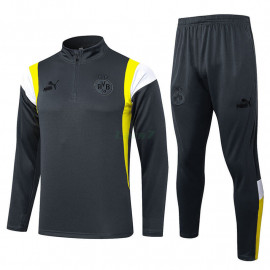 Sudadera de Entrenamiento Borussia Dortmund 2023/2024 Gris Oscuro