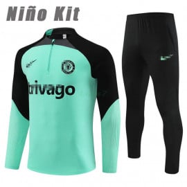 Sudadera de Entrenamiento Chelsea FC 2023/2024 Niño Kit Verde