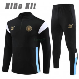 Sudadera de Entrenamiento Manchester City 2023/2024 Niño Kit Negro