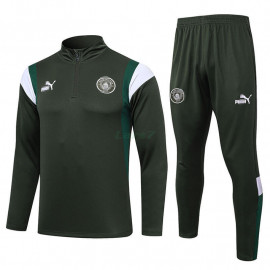 Sudadera de Entrenamiento Manchester City 2023/2024 Verde Oscuro