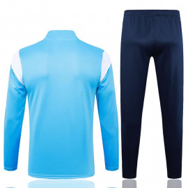 Sudadera de Entrenamiento Olympique Marsella 2023/2024 Kit Azul/Blanco