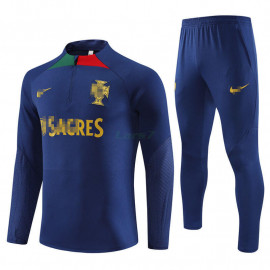 Sudadera de Entrenamiento Portugal 2023 Azul