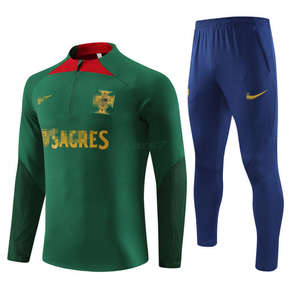 Sudadera de Entrenamiento Portugal 2023 Kit Verde