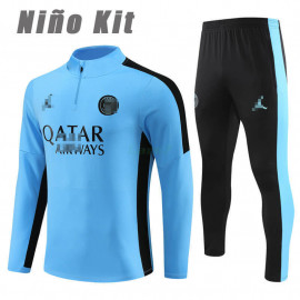 Sudadera de Entrenamiento PSG 2023/2024 Niño Kit Azul/Negro