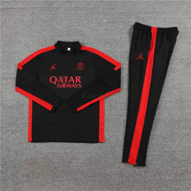 Sudadera de Entrenamiento PSG 2023/2024 Niño Kit Negro/Rojo