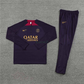 Sudadera de Entrenamiento PSG 2023/2024 Niño Kit Púrpura