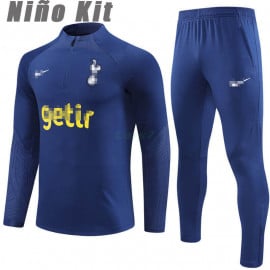 Sudadera de Entrenamiento Tottenham Hotspur 2023/2024 Niño Kit Azul