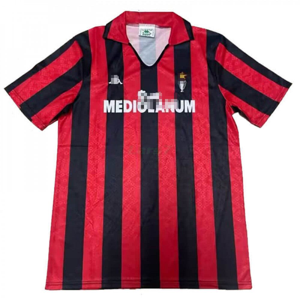 Camiseta AC Milan 1ª Equipación Retro 89/90