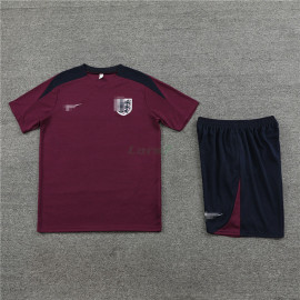 Camiseta de Entrenamiento Inglaterra 2023 Rojo Oscuro