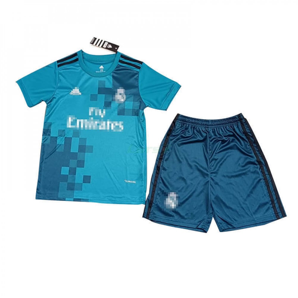 Camiseta Real Madrid 3ª Equipación Retro 17/18 Niño Kit