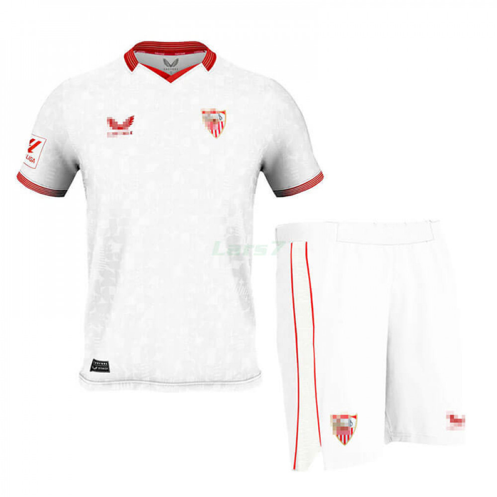 Camiseta Sevilla FC 1ª Equipación 2023/2024 Niño Kit