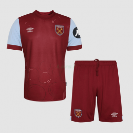 Camiseta West Ham United 1ª Equipación 2023/2024 Niño Kit