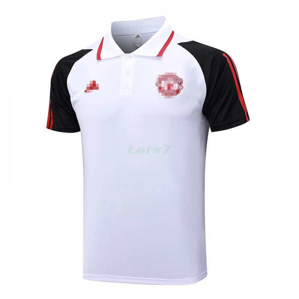 Polo Manchester United 2023/2024 Blanco/Negro