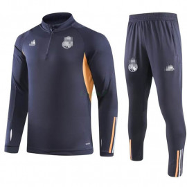 Sudadera de Entrenamiento Real Madrid 2023/2024 Azul Marino/Naranja