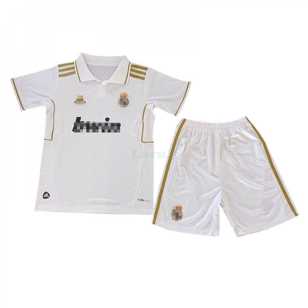 Camiseta Real Madrid 1ª Equipación Retro 11/12 Niño Kit