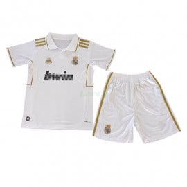 Camiseta Real Madrid 1ª Equipación Retro 11/12 Niño Kit