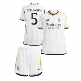 Camiseta Bellingham 5 Real Madrid 1ª Equipación 2023/2024 Niño Kit