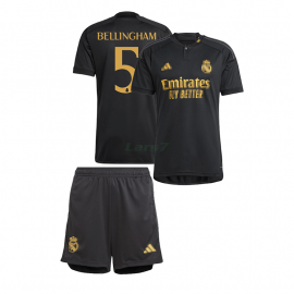 Camiseta Bellingham 5 Real Madrid 3ª Equipación 2023/2024 Niño Kit