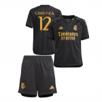 Camiseta Camavinga 12 Real Madrid Tercera Equipación 2023/2024 Niño Kit 