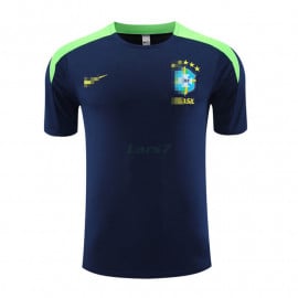 Camiseta de Entrenamiento Brasil 2023 Azul Marino/Verde