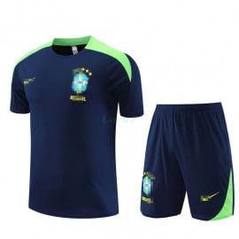 Camiseta de Entrenamiento Brasil 2023 Azul Marino/Verde