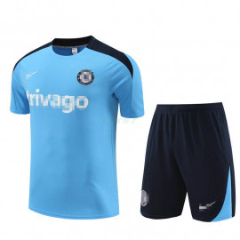 Camiseta de Entrenamiento Chelsea 2023/2024 Azul Claro