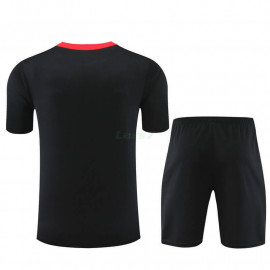 Camiseta de Entrenamiento Portugal 2023 Niño Kit Negro